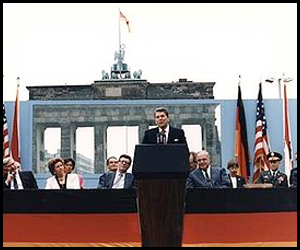 Ronald Reagan Berlin Wall Photograph